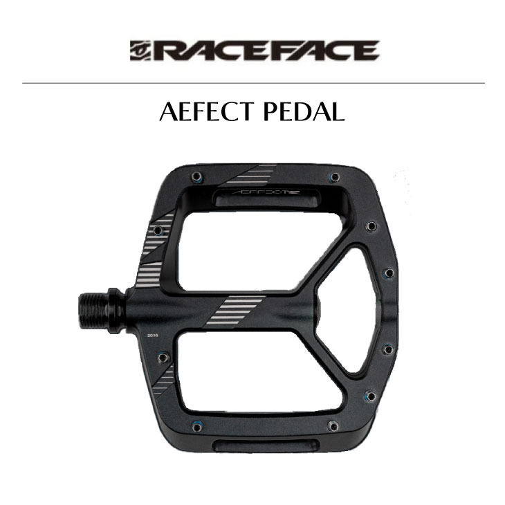 即納)RACE FACE レースフェイス AEFECT PEDAL アフェクト ペダル ブラック(0821973396293)  :30000452:自転車館びーくる - 通販 - Yahoo!ショッピング