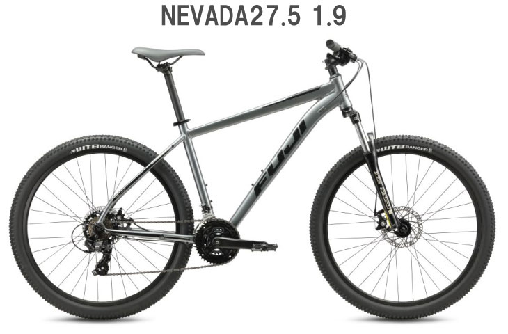 選べる特典付)2024 FUJI フジ NEVADA 27.5 1.9 ネバダ27.5 1.9 チャコール 3x7speed マウンテンバイク :  33000121 : 自転車館びーくる - 通販 - Yahoo!ショッピング