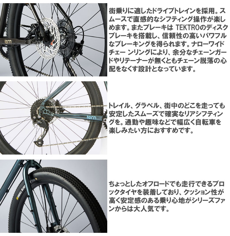 tern 2026 TERN ターン GRIT グリット サンダーグリーン 限定カラー 9