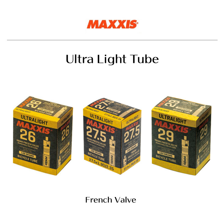 一部即納)MAXXIS マキシス Ultra Light ウルトラライト 仏式 48mm チューブ :50000275:自転車館びーくる 通販  