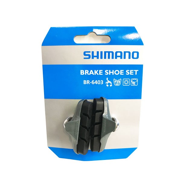 即納)(メール便対応商品)SHIMANO シマノ BRAKE SHOE FOR ロードブレーキシュー BR-6403 ブレーキシューペア(Y83G98070)(4524667072898)  :30005223:自転車館びーくる 通販 