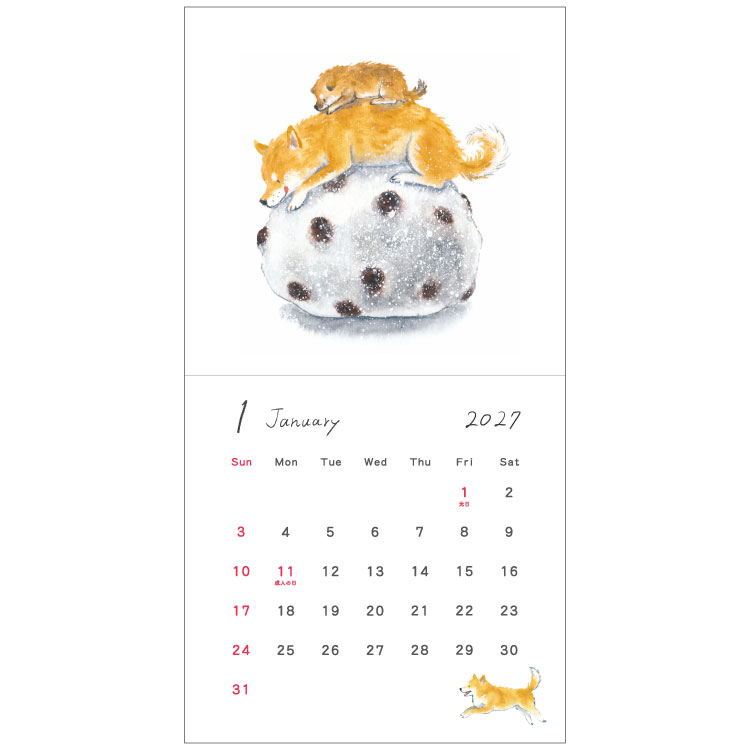 村田夏佳 2027 Calendar 壁掛けカ...の詳細画像1