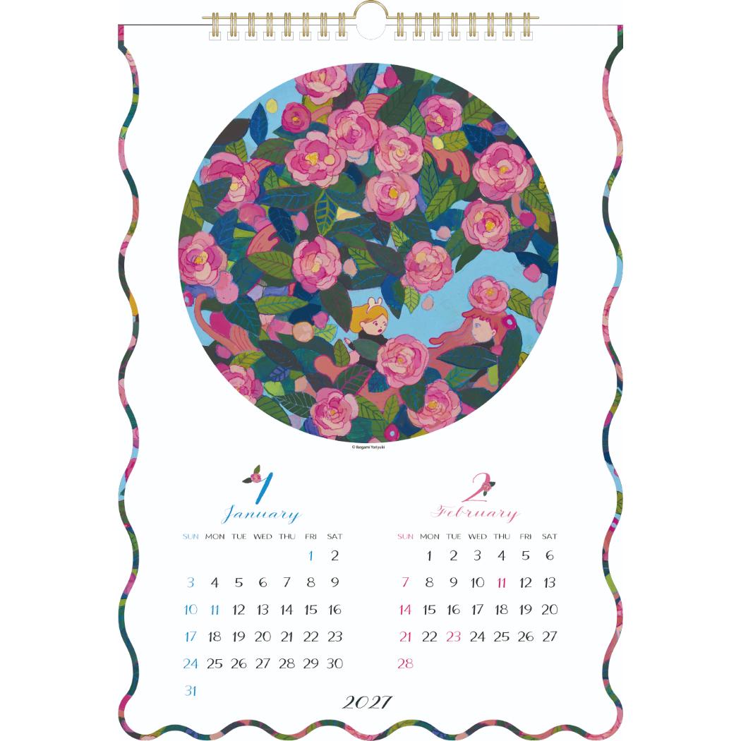 �C�P�K�~�������L 2027Calendar �Ǌ|���J�����_�[2027�N ���{�l��� �A�[�g �ߘa9�N�� APJ �֘A�摜1