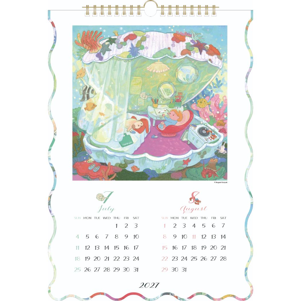 �C�P�K�~�������L 2027Calendar �Ǌ|���J�����_�[2027�N ���{�l��� �A�[�g �ߘa9�N�� APJ �֘A�摜3