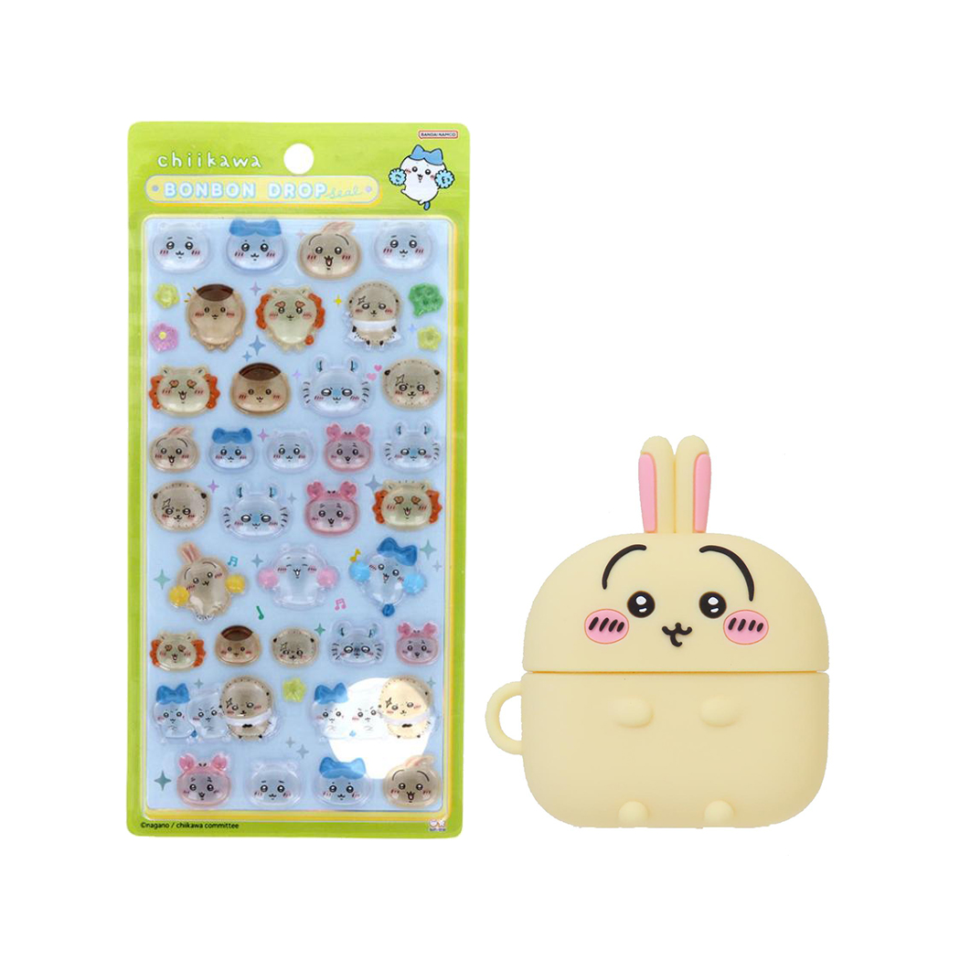 ちいかわ シール ボンボンドロップシール みんな ニコニコ 1シート付