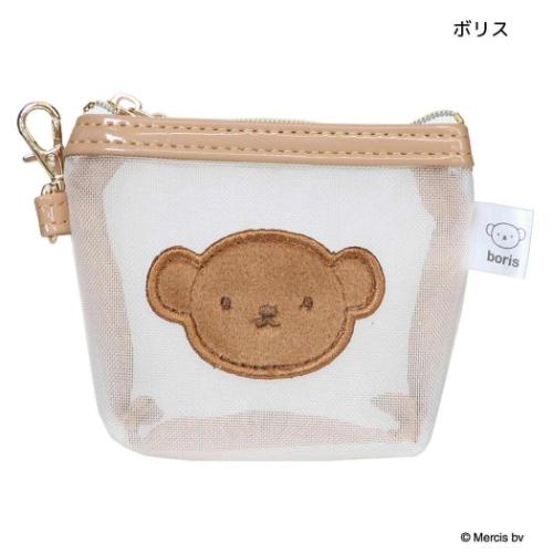 ミッフィー ミニポーチ マイクロミニ台形ポーチ MESH＆EMBROIDERY ボリス ディックブルーナ エフエービージャパン