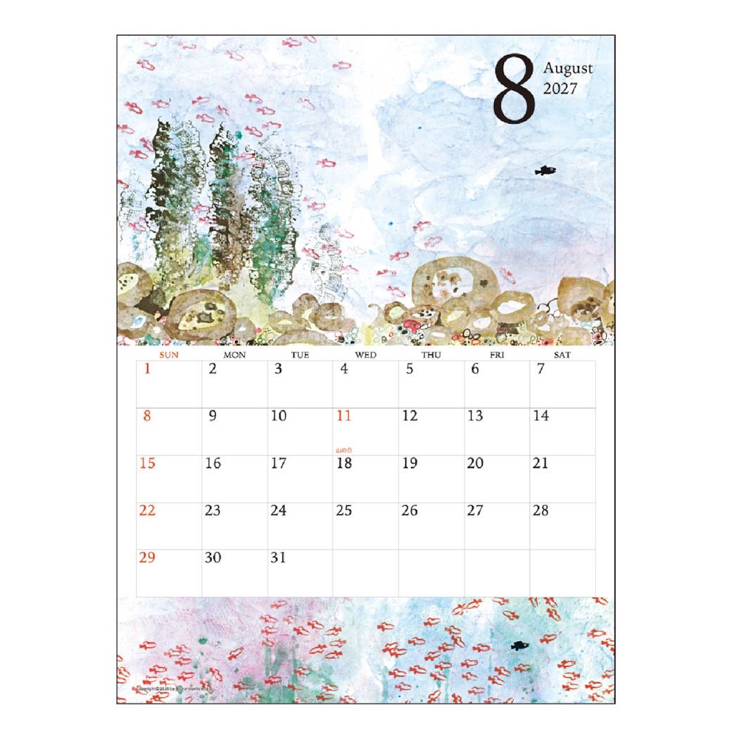 レオレオニ 2027Calendar 壁掛けカ...の詳細画像1