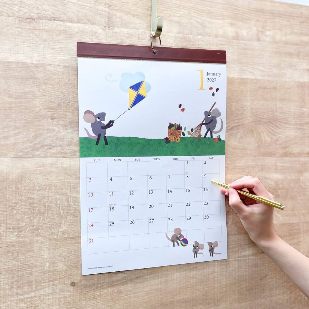 レオレオニ 2027Calendar 壁掛けカ...の詳細画像2