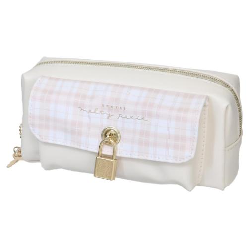 ペンケース かぎ付きポケットペンポーチ シークレットメルティプチ