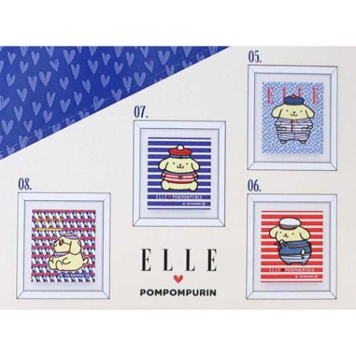ELLE×ポムポムプリン シークレットコレクション フレームマグネット全8種類 ELLExポムポムプリン 磁石 シークレットコレクションフレーム