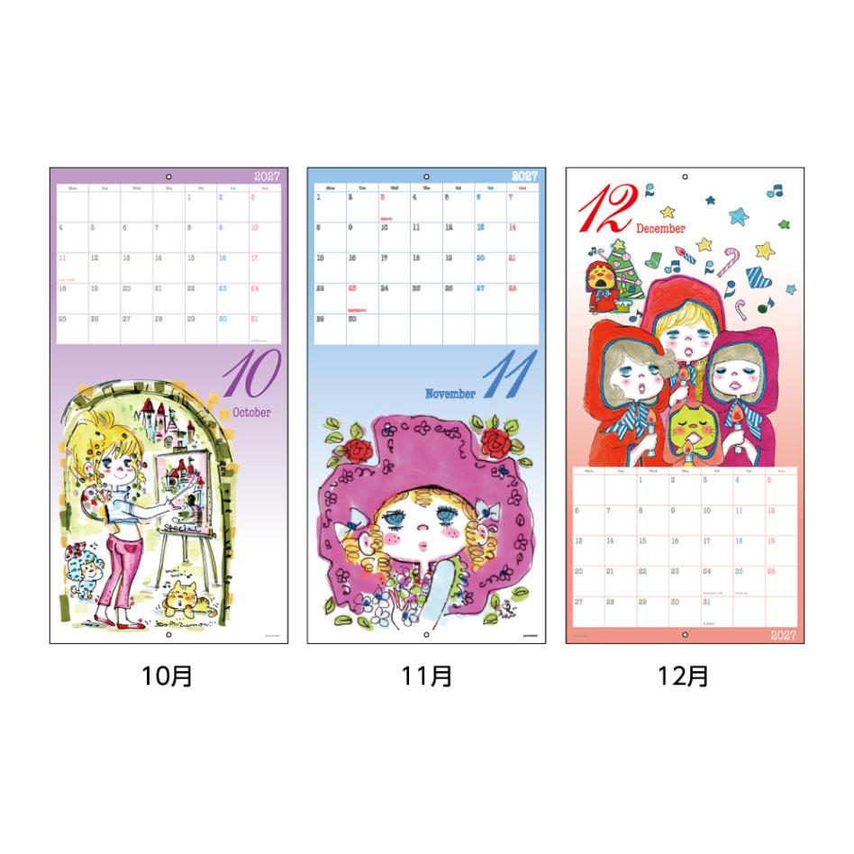 水森亜土 2027Calendar 壁掛けカレ...の詳細画像5