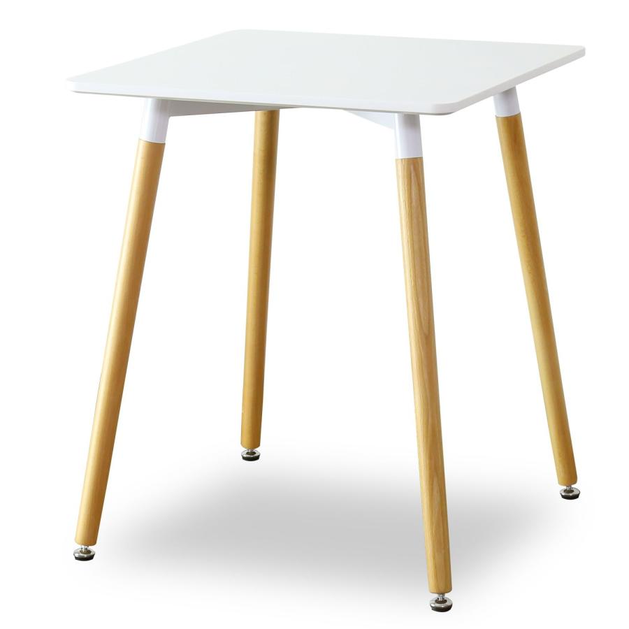 イームズ おしゃれ カフェテーブル コンパクト ダイニングテーブル 幅60 高さ72 ホワイト 二人用 単品 角型テーブル エッジ テーブル 北欧 人気  :dr-edge:velle - 通販 - Yahoo!ショッピング
