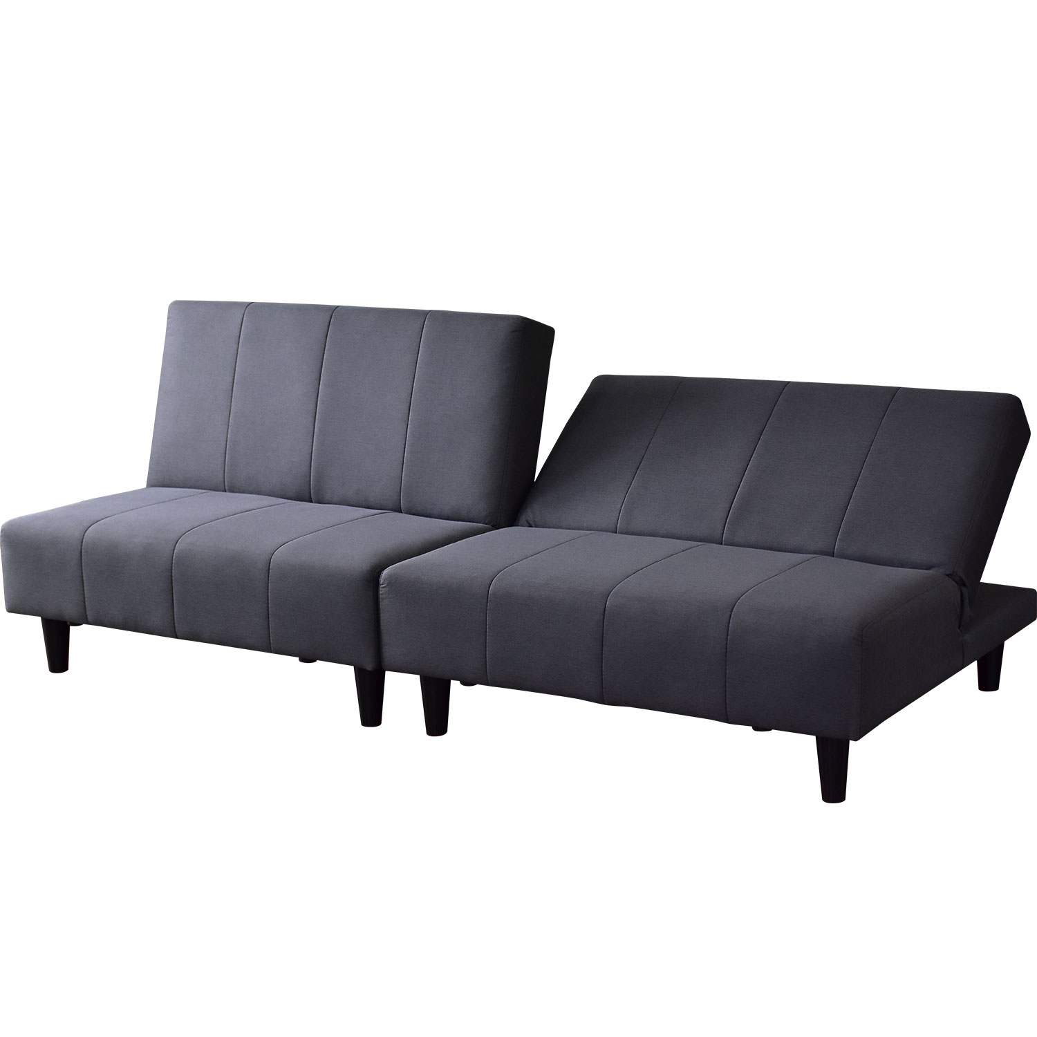 ソファ　ソファー　ローソファ　ソファベッド　フロアソファ　2人掛け　グレー DORIS ソファベッド ソファー 2人掛け ソファーベッド