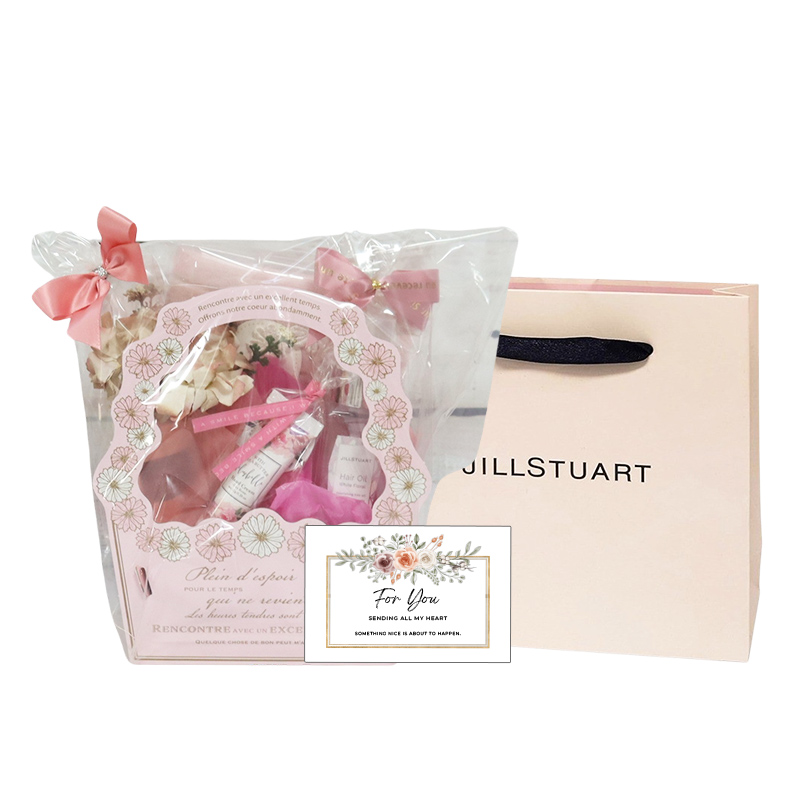 ジルスチュアート ヘアオイル ギフトセット タオルハンカチ付き 女性