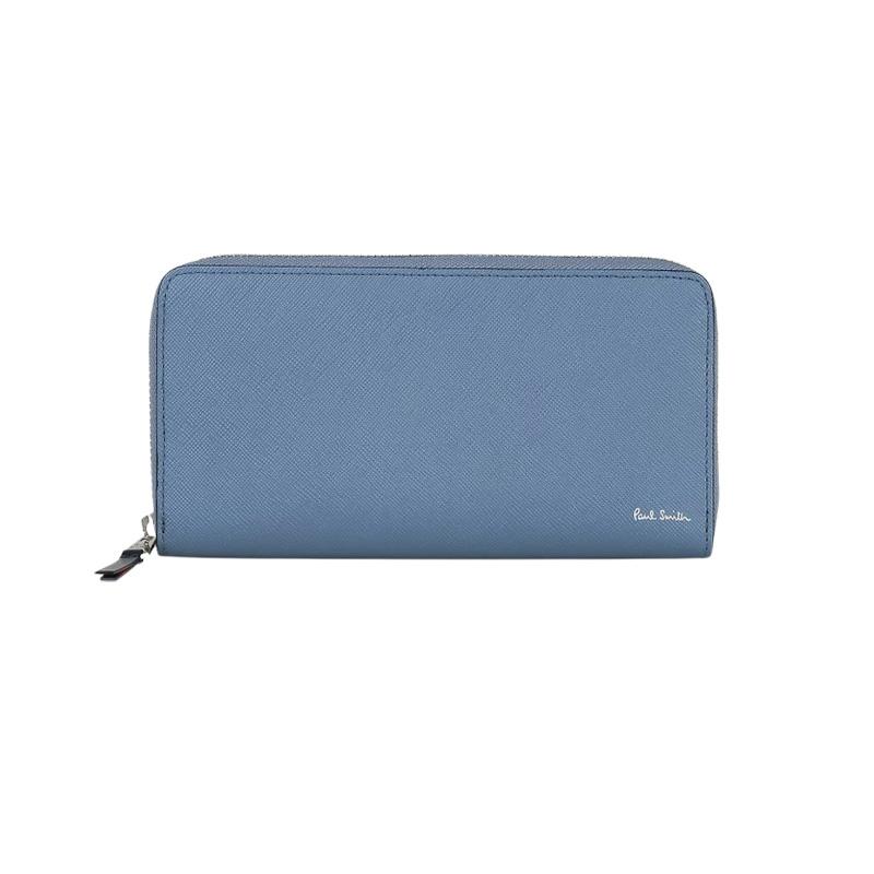 【新品】ポールスミス メンズ 財布 ファスナー長財布 por097 Paul Smith 名入れ 特典 ポールスミス 長財布 メンズ ラウンド