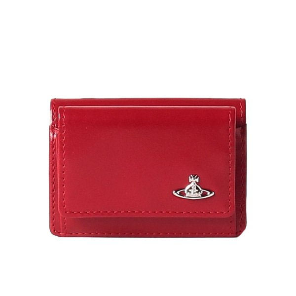 Vivienne Westwood レディース三つ折財布（バッグ、小物素材：本革 