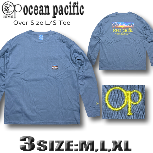 新品未使用⭐︎オーシャンパシフィック【Mサイズ】 ロングTシャツ｜フィラオーピー OceanPacific/オーシャンパシフィック スノーボード