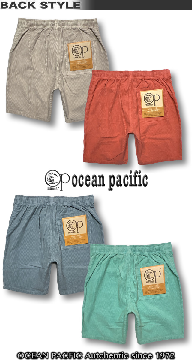 完売品【日本製】新品　オーシャンパシフィック コーデュロイ　 ショートパンツ　L TMT×Ocean Pacific】コーデュロイショートパンツ（ロング