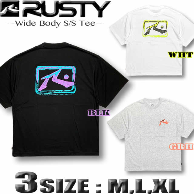 RUSTY（ラスティ） 最短翌日配達 サーフブランド Tシャツ メンズ 半袖