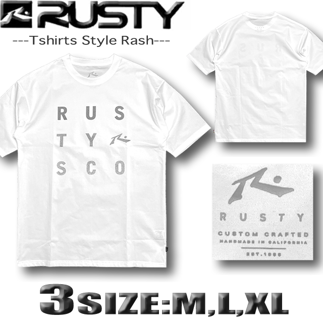   速乾性 ボックスロゴ ラッシュ ガード Tシャツ ハイブリッド ラッシュガードTシャツ PLANET / White 水陸両用