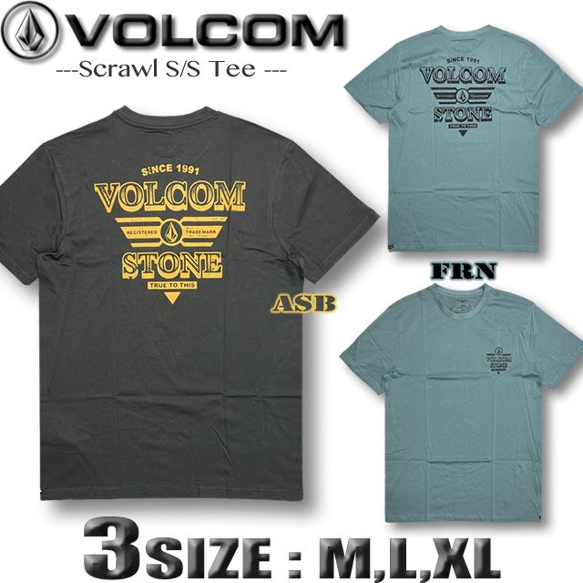 ボルコム Tシャツ メンズ 半袖 VOLCOM ヴォルコム サーフブランド