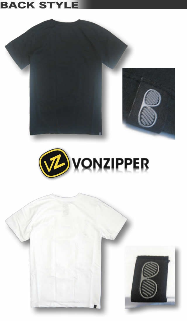 VON ZIPPERボンジッパー半袖Tシャツ サーフブランド AF211