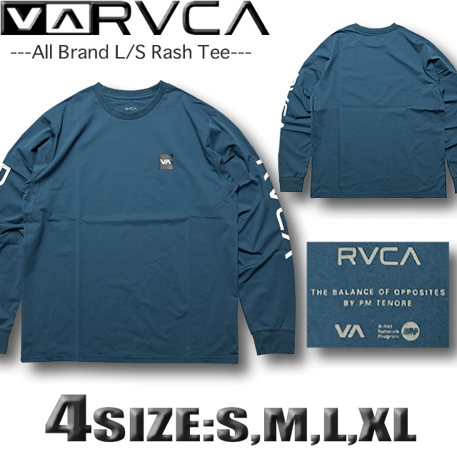 RVCA（ルーカ） 最短翌日配達 メンズ ラッシュガード ルカ 長袖 ロンT 