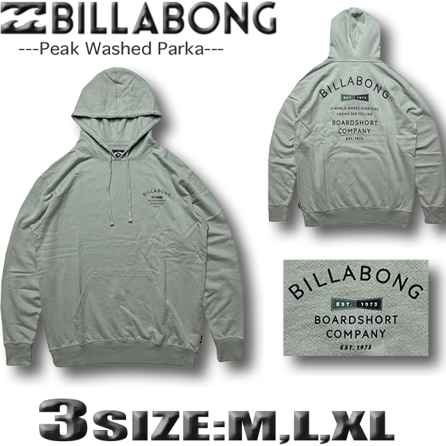 最短翌日配達 ビラボン パーカー メンズ  BILLABONG スウェット バックプリント  サーフ...