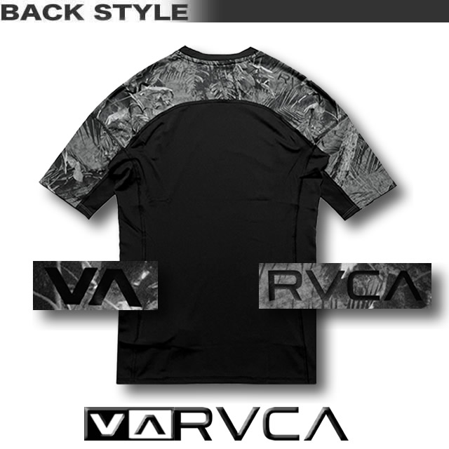 【RVCA】サーフ Tシャツ ラッシュガード ★速乾性も◎ RVCA 最短翌日配達 2024年夏新作 ルーカ メンズ ラッシュガード