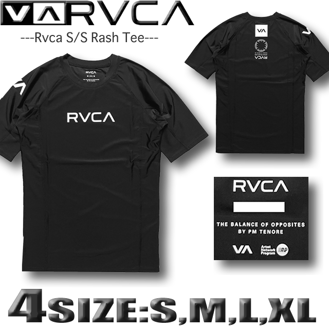 【限定セール！】 RVCA 最短翌日配達 2024年夏新作 ルーカ メンズ ラッシュガード サーフィン・ボディボード