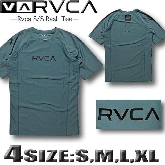 RVCA 最短翌日配達 2024年夏新作 ルーカ メンズ ラッシュガード