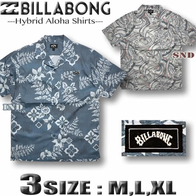 BILLABONG 最短翌日配達 ビラボン メンズ 水陸両用 アロハシャツ