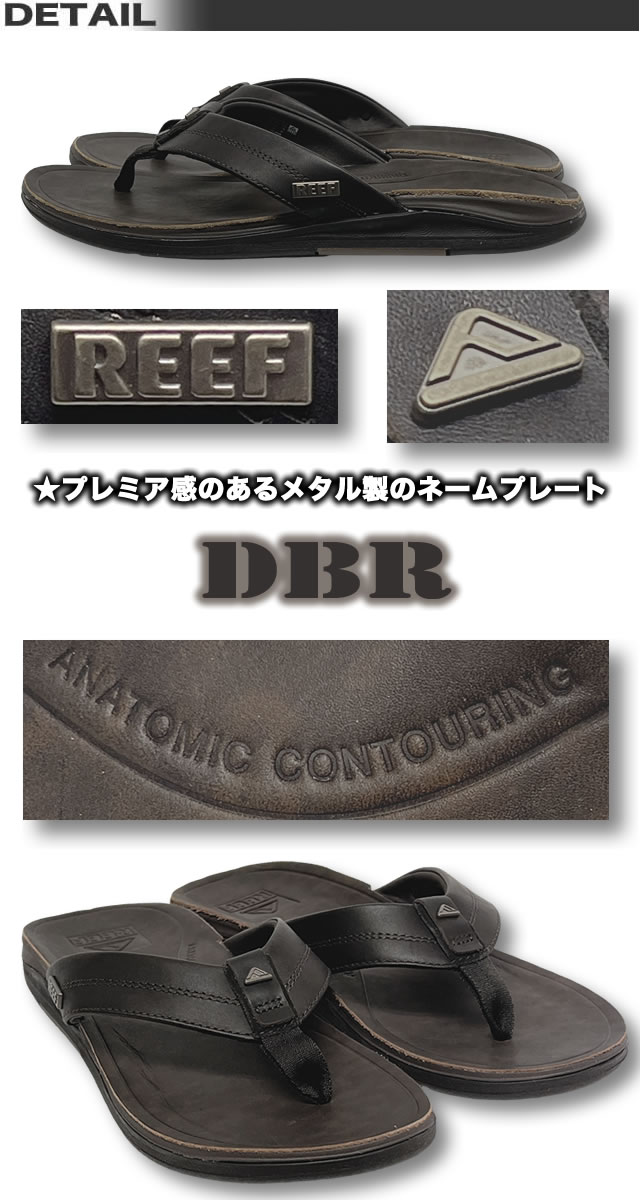 REEF（リーフ） 最短翌日配達 2026年夏 本革 ビーチサンダル レザー