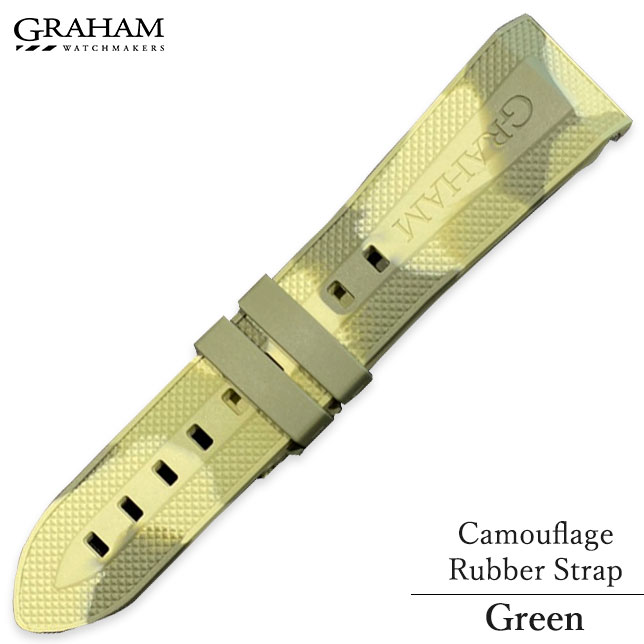 ★ GRAHAM グラハム ラバーベルト 約25mm 交換用 純正 グレー系 ラバーベルト 交換用ベルト ラバーストラップ GRAHAM - PRIMA CASA 大阪