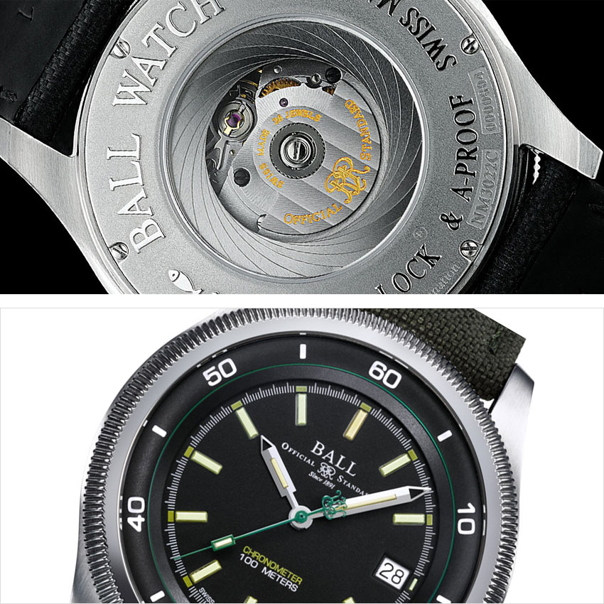 ボールウォッチ BALLWATCH マグニートー S NM3022C エンジニア2 自動巻き デイト 腕時計 SS ブラック BALL Watch（ボール ウォッチ） 正規品 時計 MAGNETO S マグニートーS