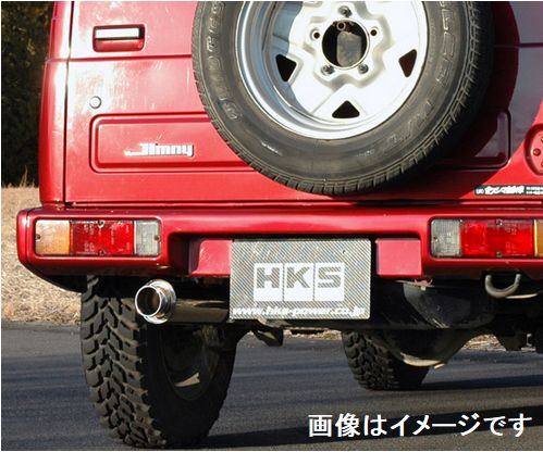 自動車関連業者直送限定 HKS ハイパワー409 マフラー SUZUKI ジムニー E-JA22W,E-JA12W K6A/F6A TURBO (31006-AS010)｜venus-new-style