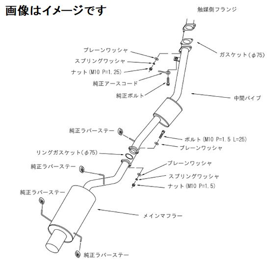 HKS 自動車関連業者直送限定 サイレントハイパワー マフラー