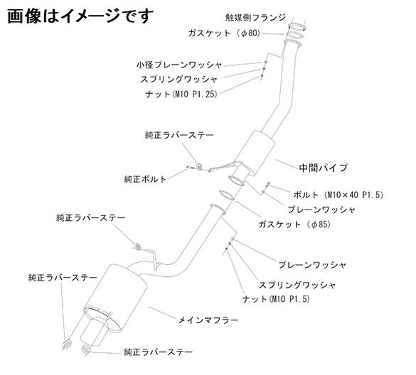 自動車関連業者直送限定 HKS スーパーターボ マフラー NISSAN