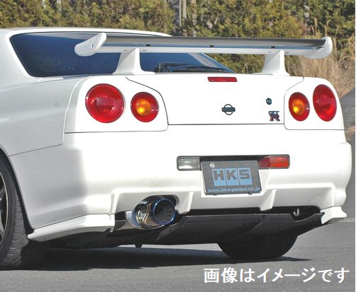 スカイラインGTR ストレートマフラー HKS（エッチケーエス） 自動車関連業者直送限定 スーパーターボ