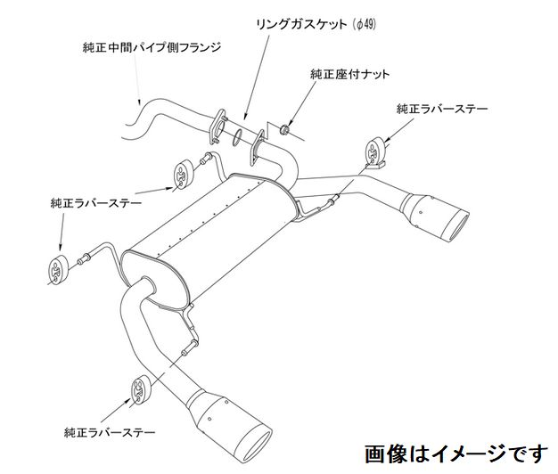 自動車関連業者直送限定 HKS リーガマックスプレミアム マフラー