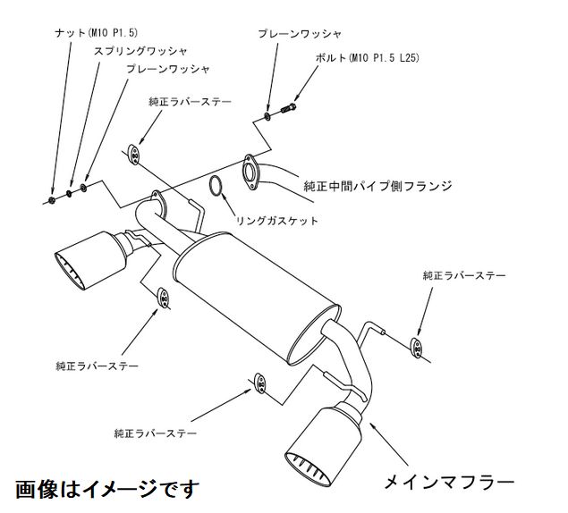 HKS 自動車関連業者直送限定 リーガマックスプレミアム マフラー 