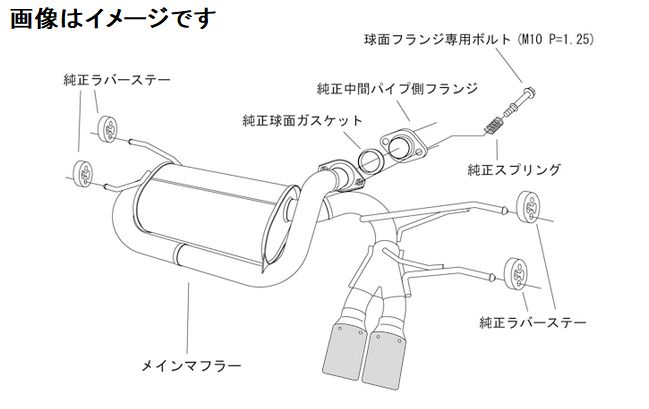 自動車関連業者直送限定 HKS リーガマックスプレミアム マフラー MAZDA ロードスター RF DBA,5BA-NDERC PE-VPR (RS) (32018-AZ010)｜venus-new-style｜03