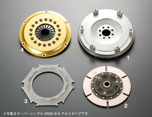 OS技研 スーパーシングルクラッチ アルミカバータイプ オーバーホール