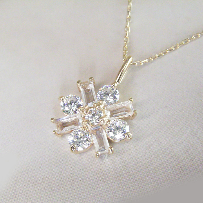 ネックレス桜 SAKURA k18 18金 K18 天然ダイヤモンドアクセサリー ヴィーナスジュエリー ネックレス 桜 SAKURA k18 18金 K18 天然