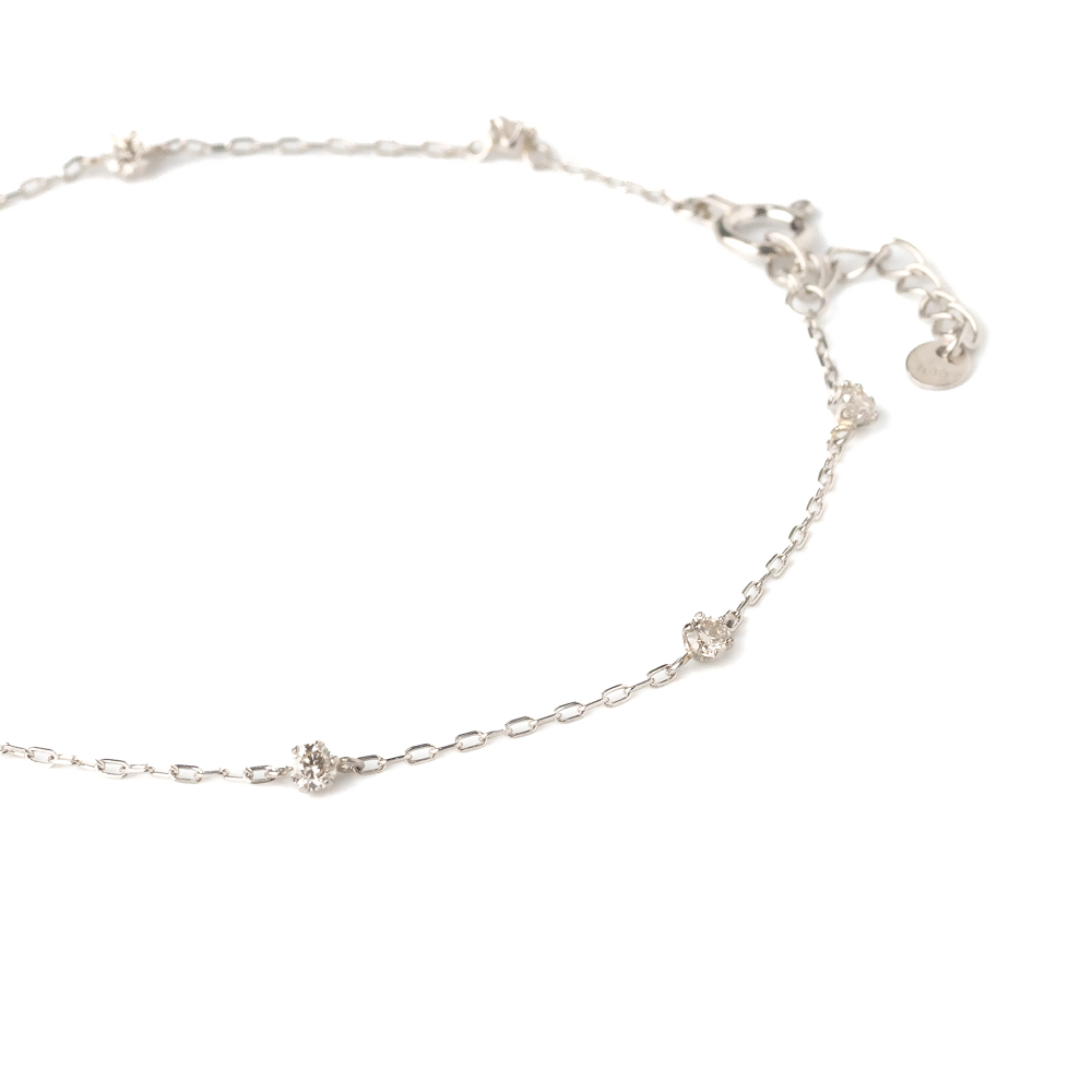 PT850 プラチナ ダイヤモンド ブレスレット ジュエリー 118208160015