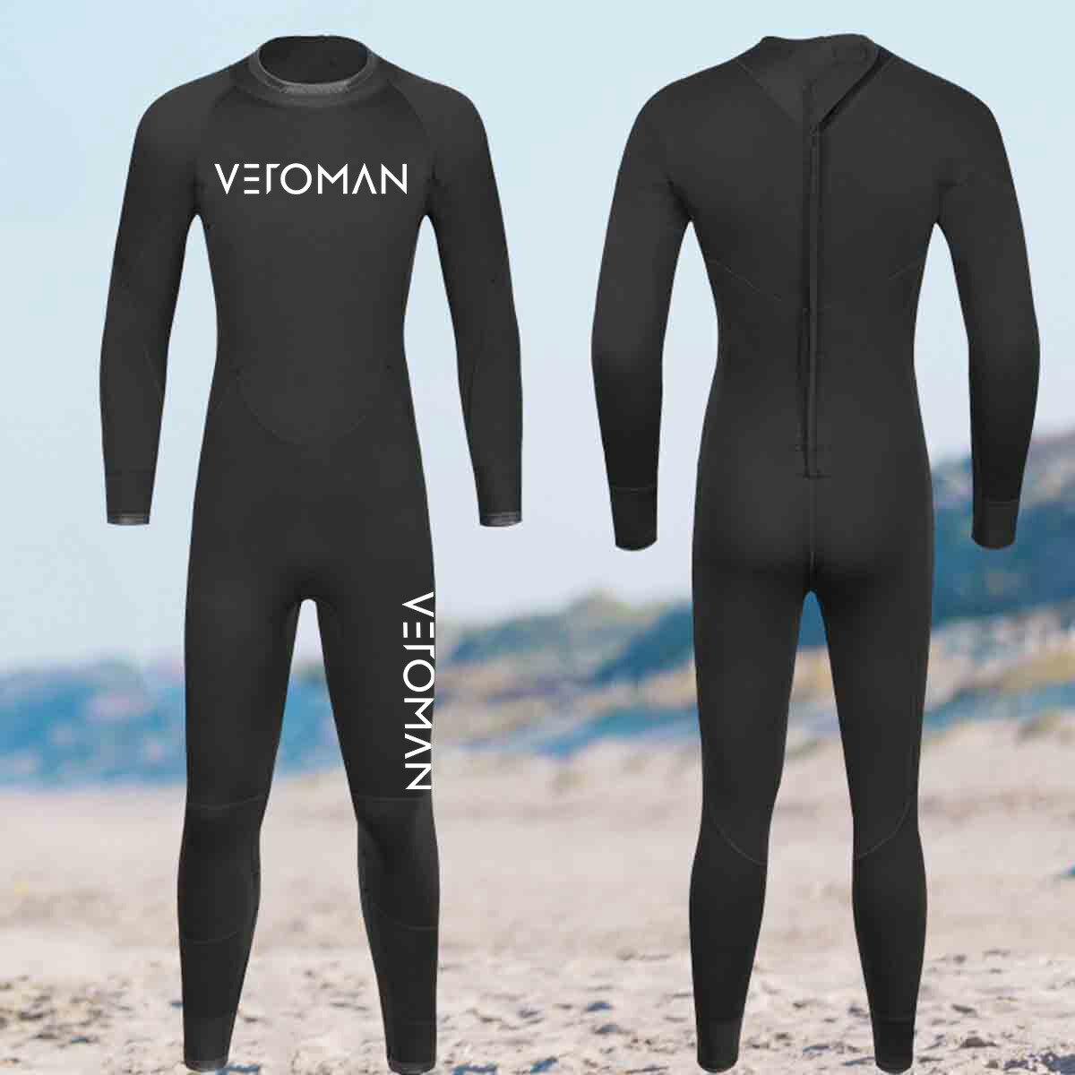 VeroMan メンズ ウェットスーツ ダイビングスーツ サーフィン シュノーケル フィッシング 潜水 素潜り UVカット 保温 速乾性 高弾性  ネオプレン素材 厚さ3mm :45731341289:VEROMAN-JP - 通販 - Yahoo!ショッピング
