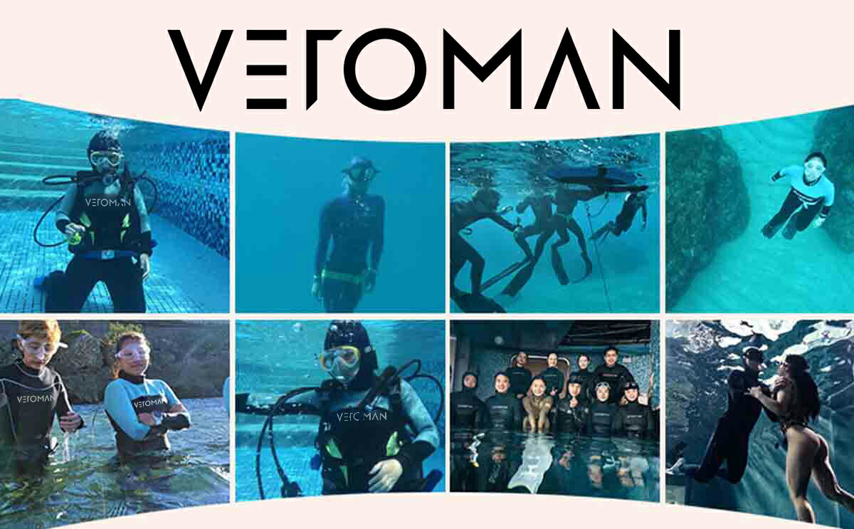 VeroMan レディース ウェットスーツ ダイビングスーツ サーフィン