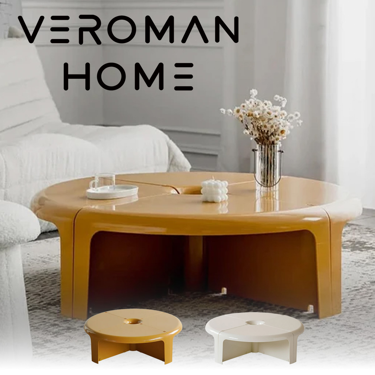 VeroMan ローテーブル センターテーブル 収納ラック DIY 収納棚 サイド