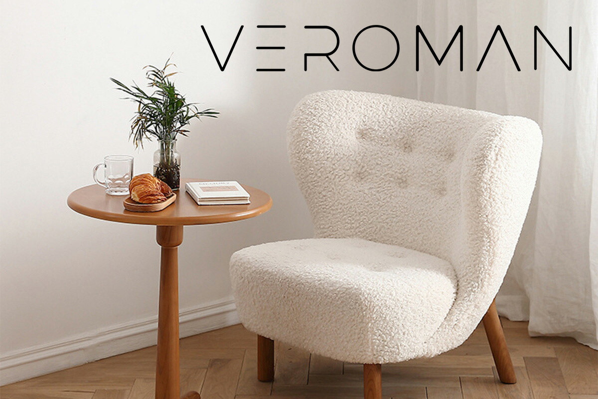 VeroMan ふわふわソファ 羊のような チェア 高反発素材 クッション