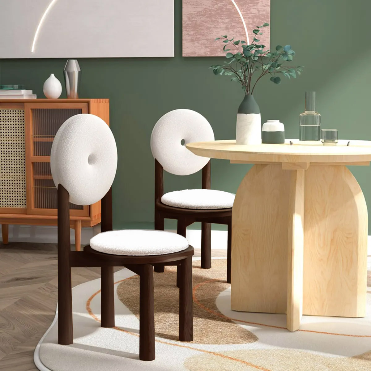 VeroMan ドーナツチェア チェアー ダイニングチェア ボア 円形